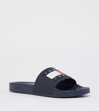 Tommy Hilfiger Open toe flip flop with brand logo-NAV