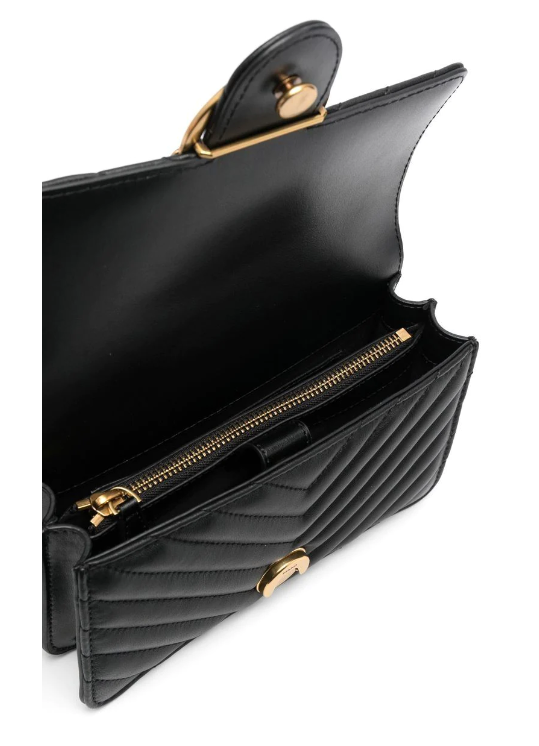 PINKO Classic Love Puff shoulder bag-BLK