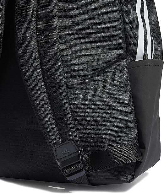 Adidas Training Classic 3 stripe backpack in black