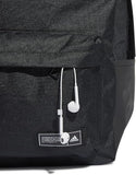 Adidas Training Classic 3 stripe backpack in black