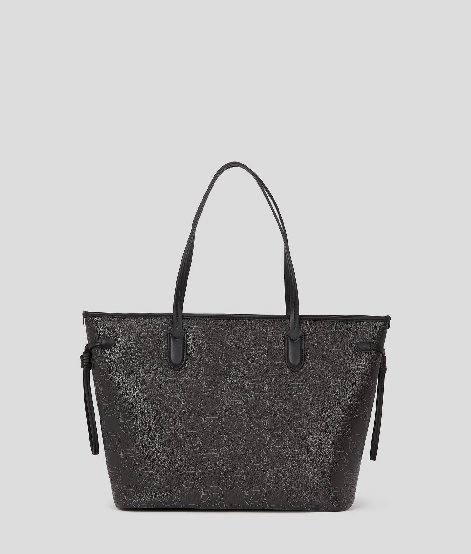 KARL LAGERFELD IKON MONOGRAM LARGE TOTE BAG