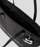 KARL LAGERFELD IKON MONOGRAM LARGE TOTE BAG