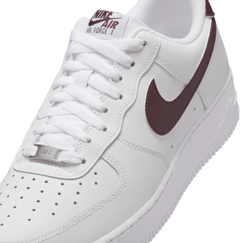 Nike Men's Air Force 1 '07 Shoes-WHT-BRW