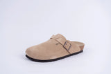 Everkix CALIDA-ANTE Suede Clog  Comfort Slip-On UNISEX – Beige