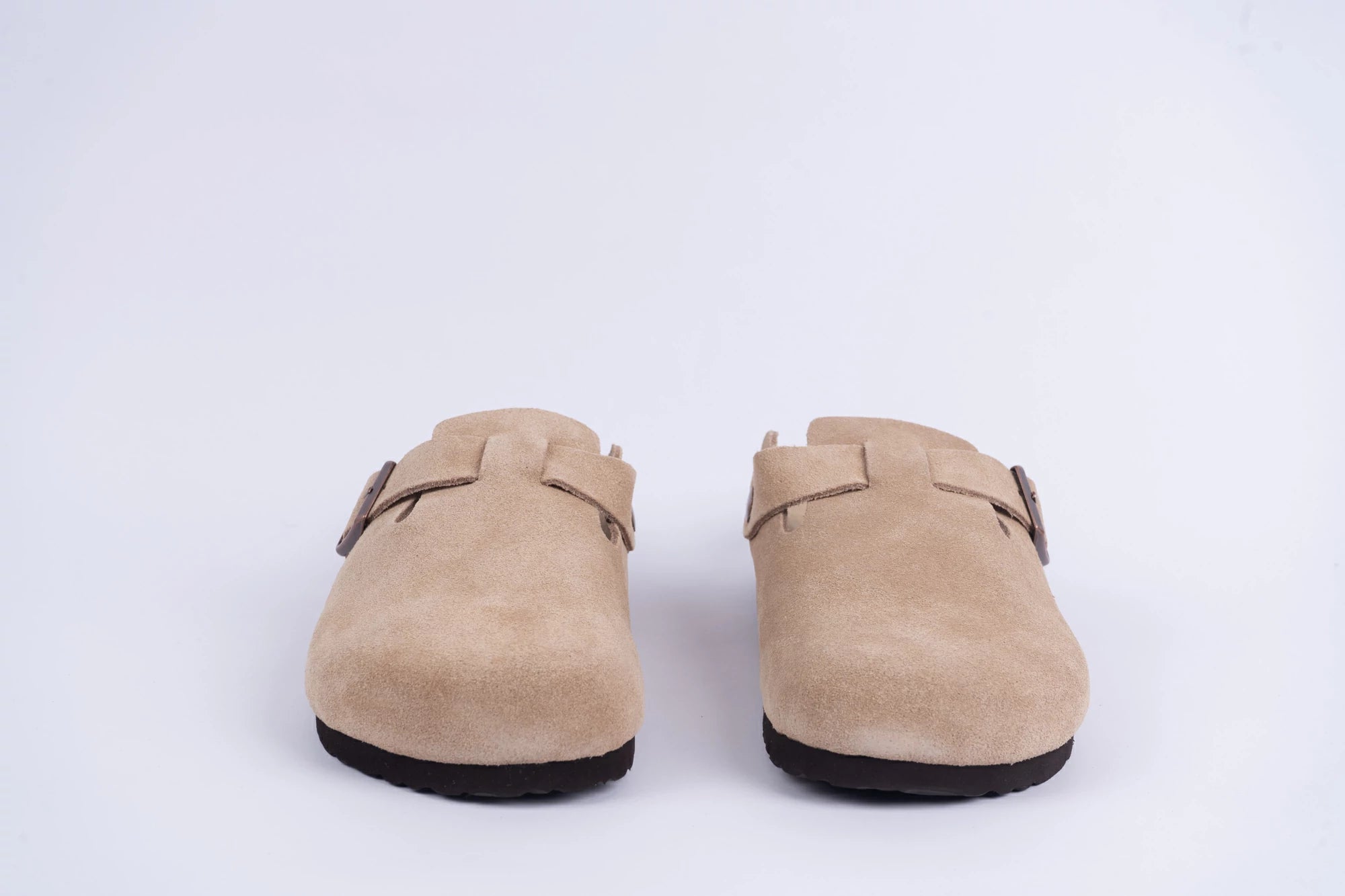 Everkix CALIDA-ANTE Suede Clog  Comfort Slip-On UNISEX – Beige
