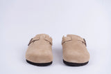 Everkix CALIDA-ANTE Suede Clog  Comfort Slip-On UNISEX – Beige