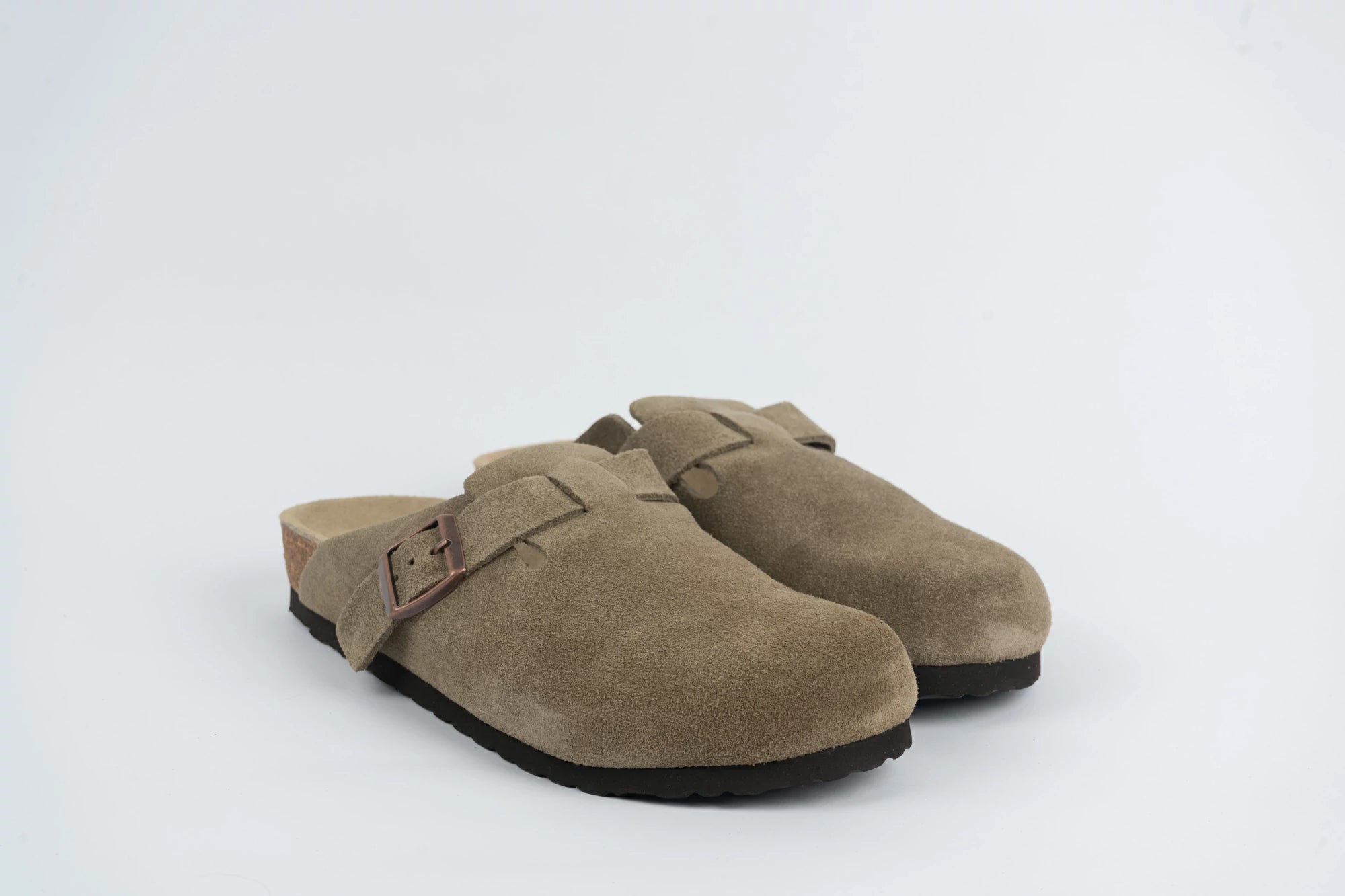 Everkix CALIDA-ANTE Suede Clog  Comfort Slip-On UNISEX – GRAY