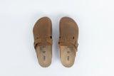 Everkix CALIDA-ANTE Suede Clog  Comfort Slip-On UNISEX – Brown