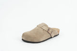 Everkix CALIDA-ANTE Suede Clog  Comfort Slip-On UNISEX– TAUPE