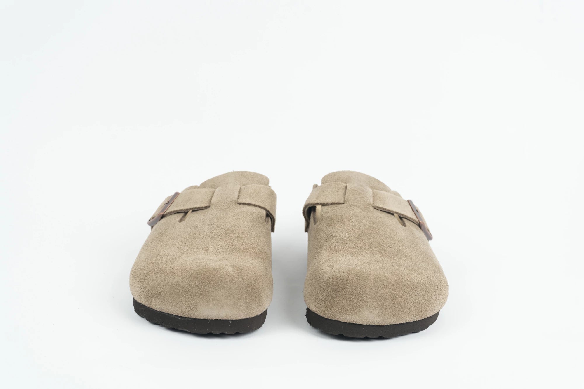Everkix CALIDA-ANTE Suede Clog  Comfort Slip-On UNISEX– TAUPE