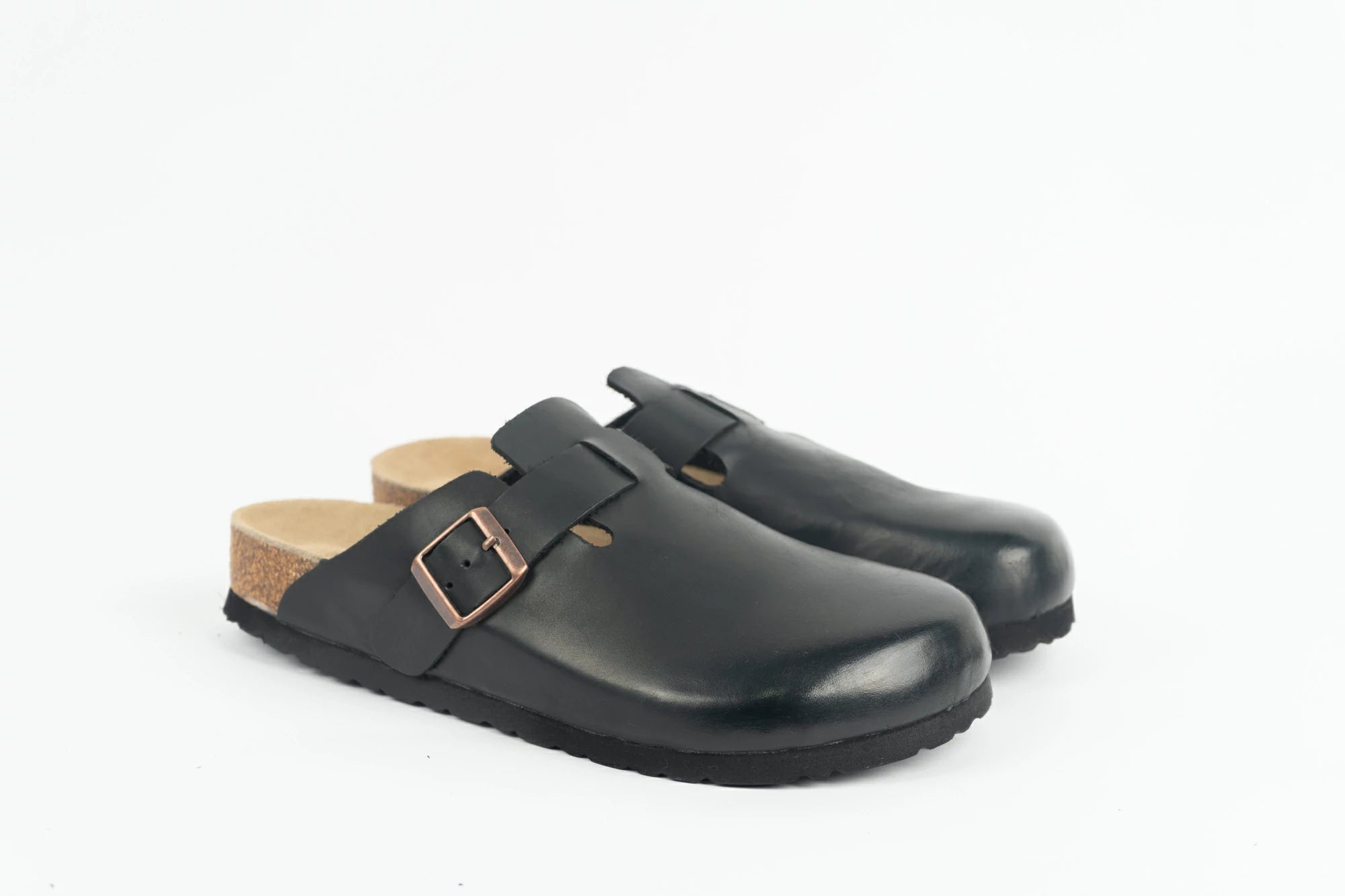 Everkix CALIDA-ANTE Suede Clog  Comfort Slip-On UNISEX– Black