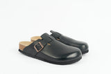 Everkix CALIDA-ANTE Suede Clog  Comfort Slip-On UNISEX– Black