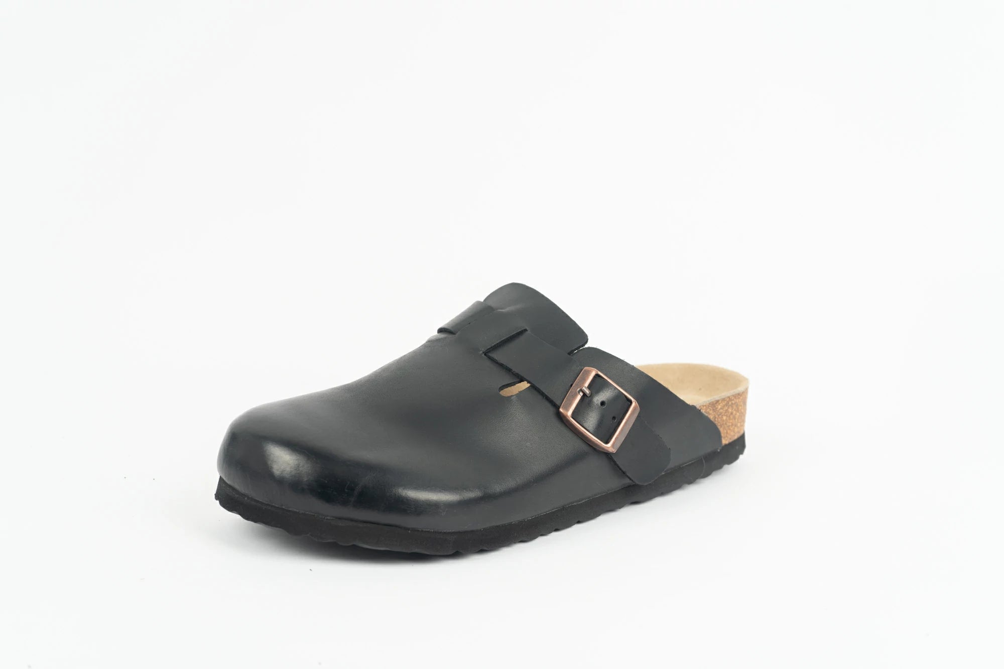 Everkix CALIDA-ANTE Suede Clog  Comfort Slip-On UNISEX– Black