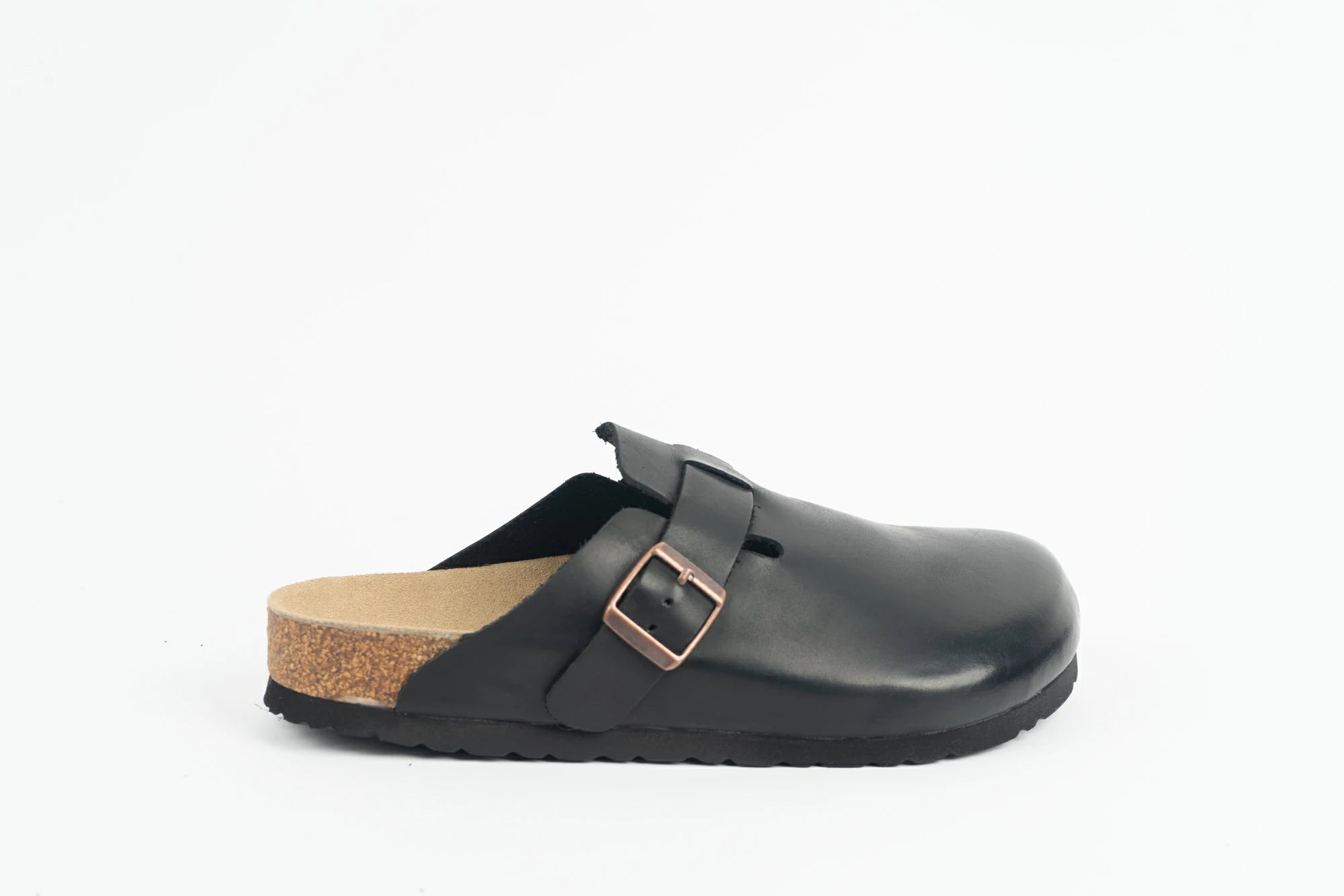 Everkix CALIDA-ANTE Suede Clog  Comfort Slip-On UNISEX– Black