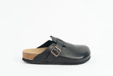 Everkix CALIDA-ANTE Suede Clog  Comfort Slip-On UNISEX– Black