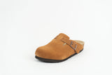 Everkix CALIDA-ANTE Suede Clog  Comfort Slip-On UNISEX– CAMEL