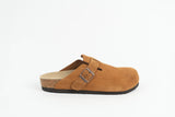 Everkix CALIDA-ANTE Suede Clog  Comfort Slip-On UNISEX– CAMEL