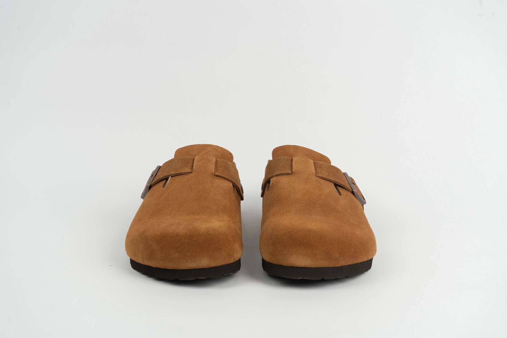 Everkix CALIDA-ANTE Suede Clog  Comfort Slip-On UNISEX– CAMEL