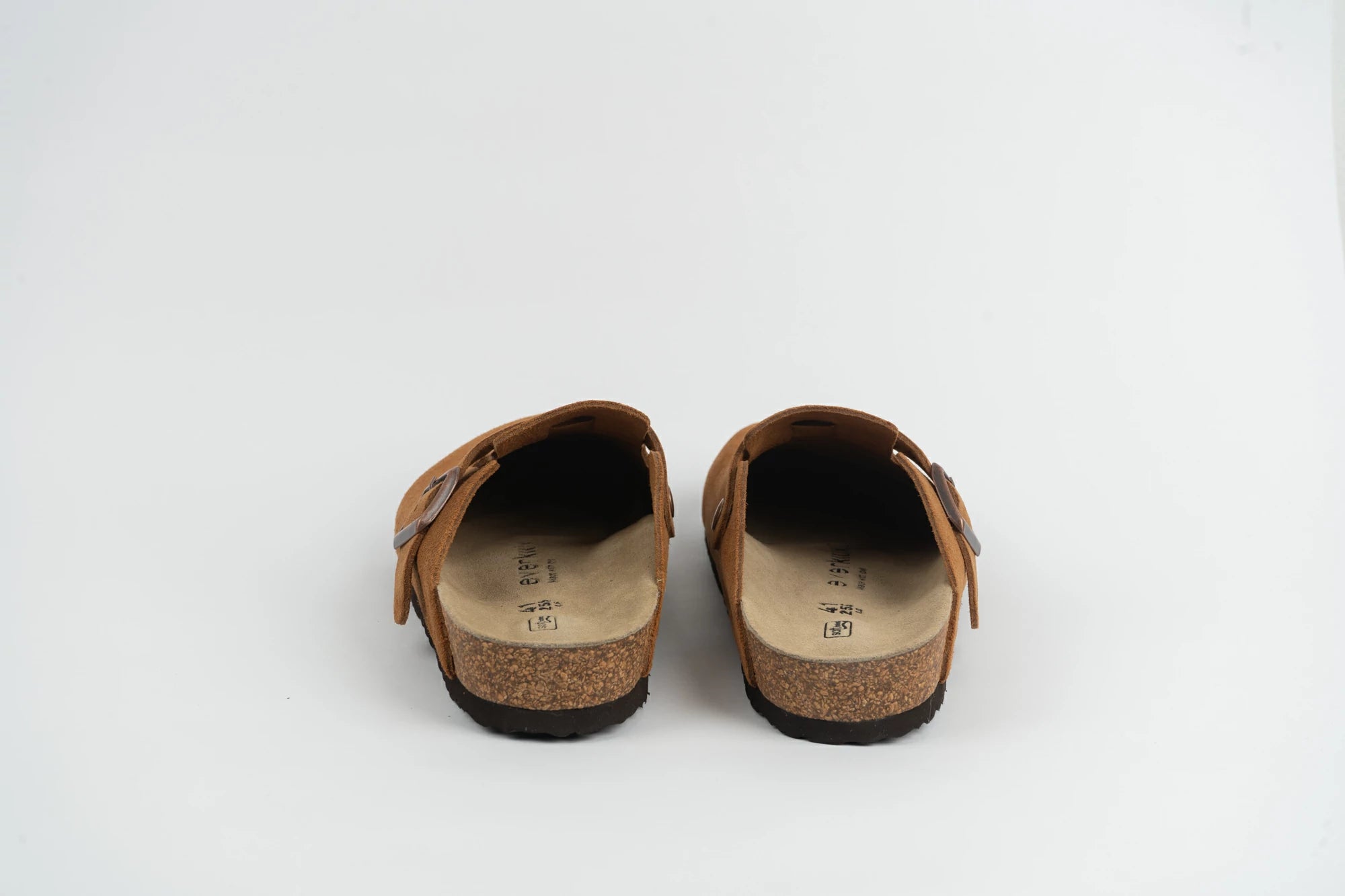 Everkix CALIDA-ANTE Suede Clog  Comfort Slip-On UNISEX– CAMEL