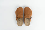 Everkix CALIDA-ANTE Suede Clog  Comfort Slip-On UNISEX– CAMEL