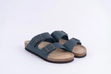 Everkix Arizona Soft Footbed Double Strap Sandal UNISEX - BLUE