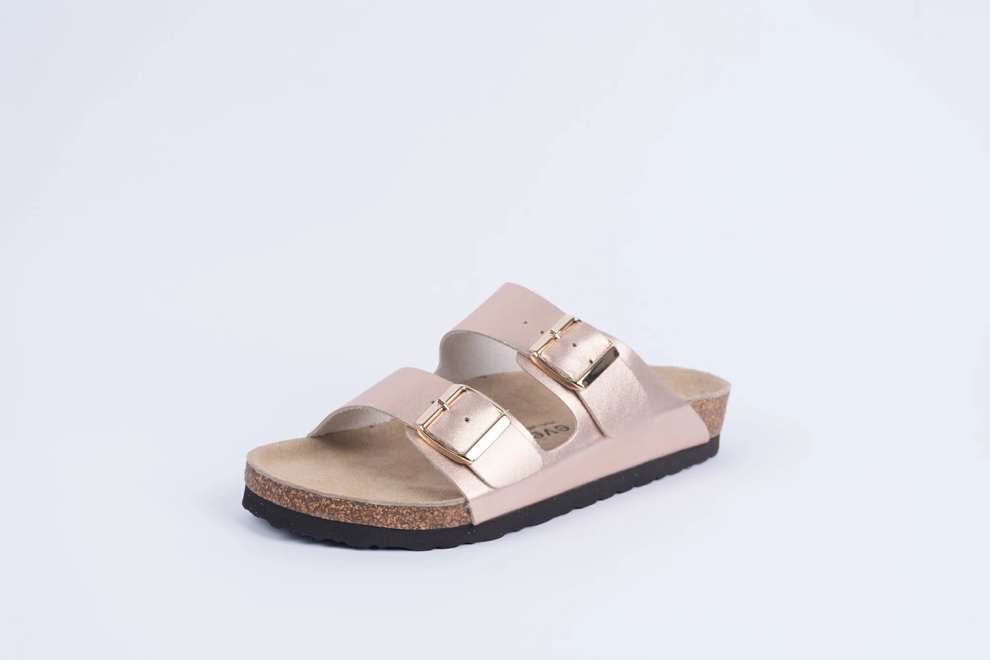 Everkix Arizona Soft Footbed Double Strap Sandal - ROSE