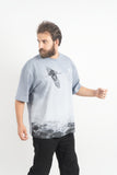 Men’s “Wave Rider” Oversized Kayak Graphic Tee
