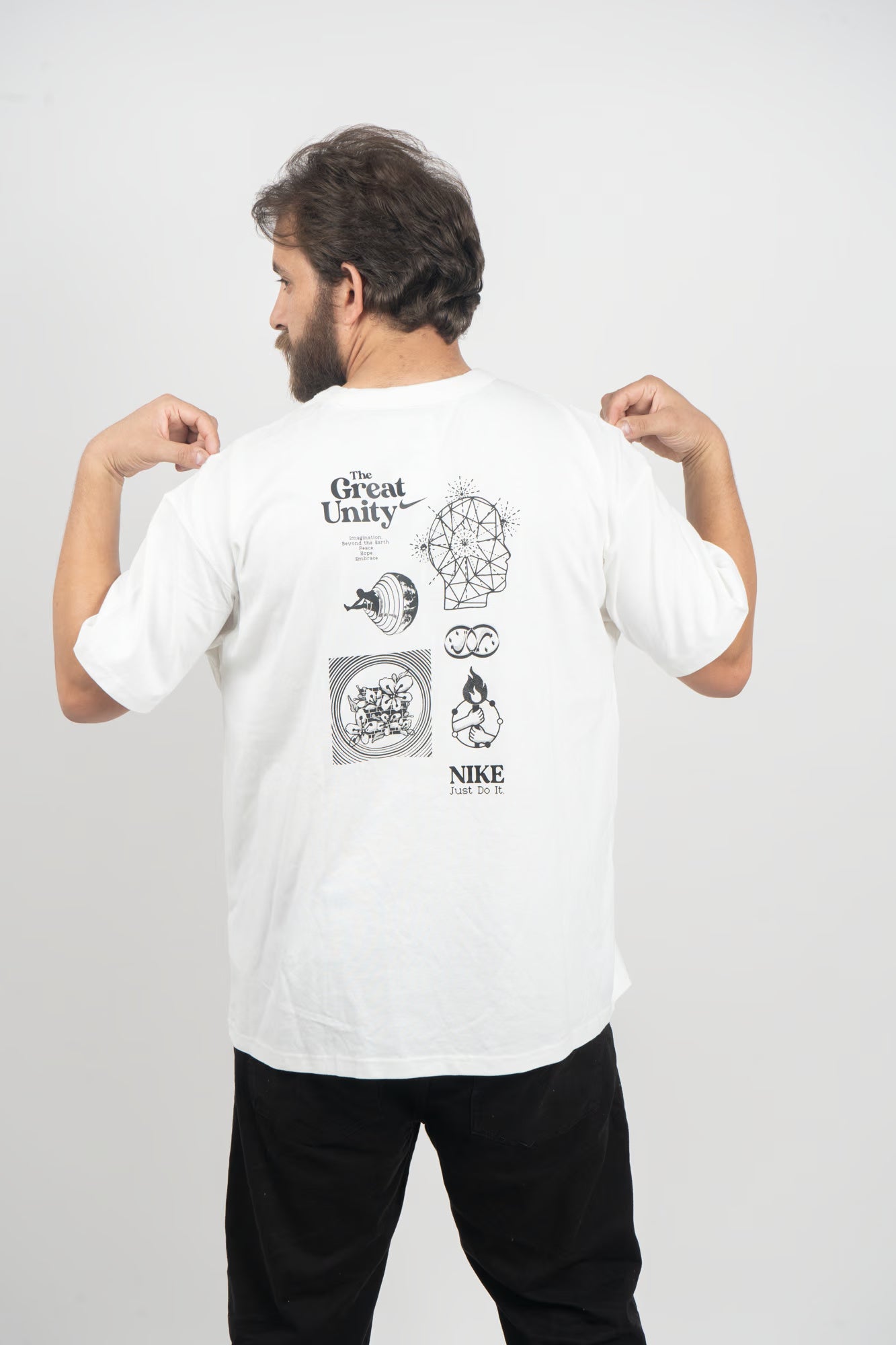Men’s Nike “The Great Unity” Graphic Tee – White