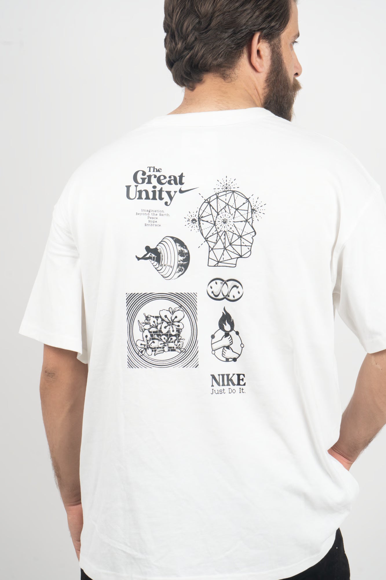 Men’s Nike “The Great Unity” Graphic Tee – White