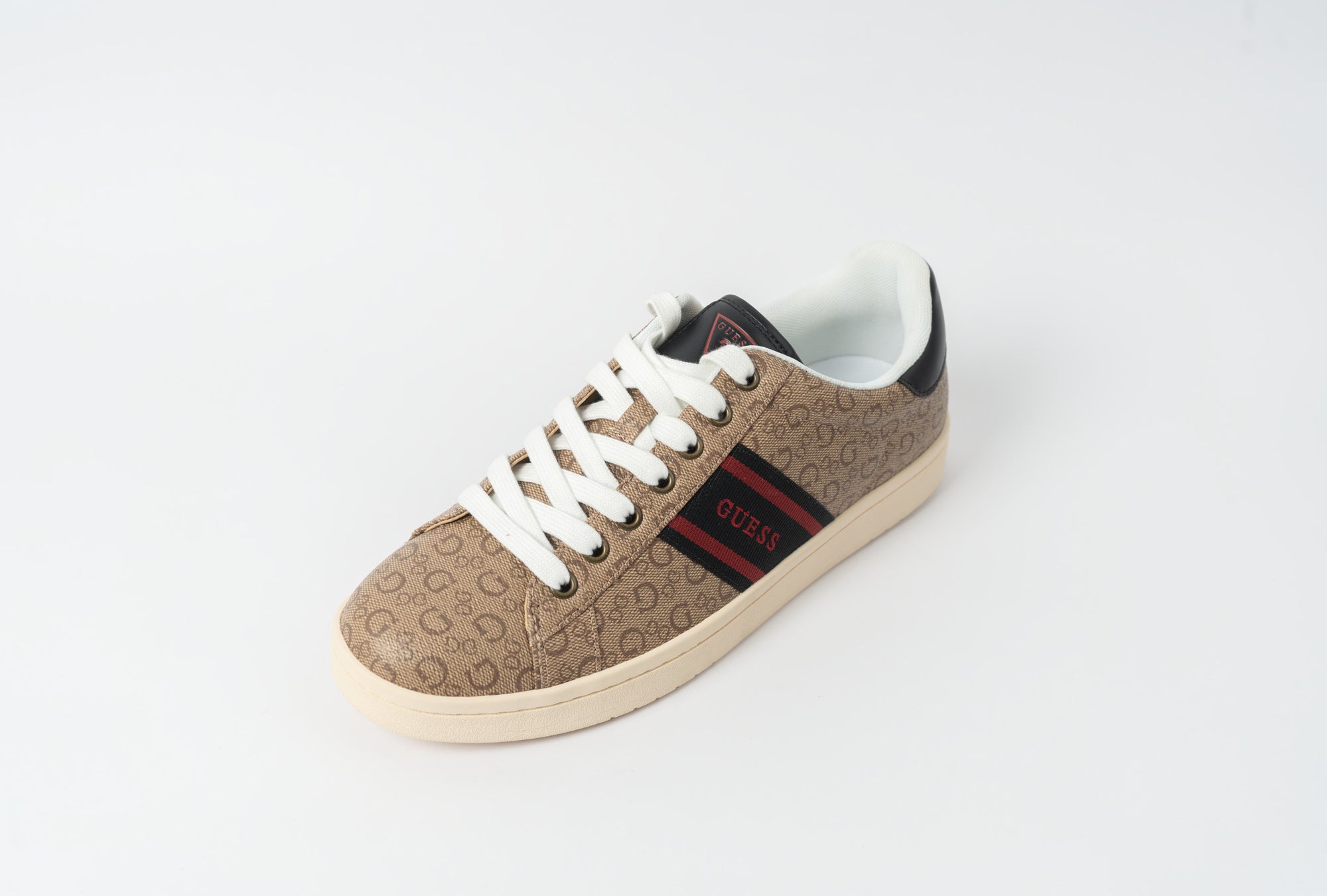 Guess Lomynz Monogram Sneakers Men - BEG&WHT