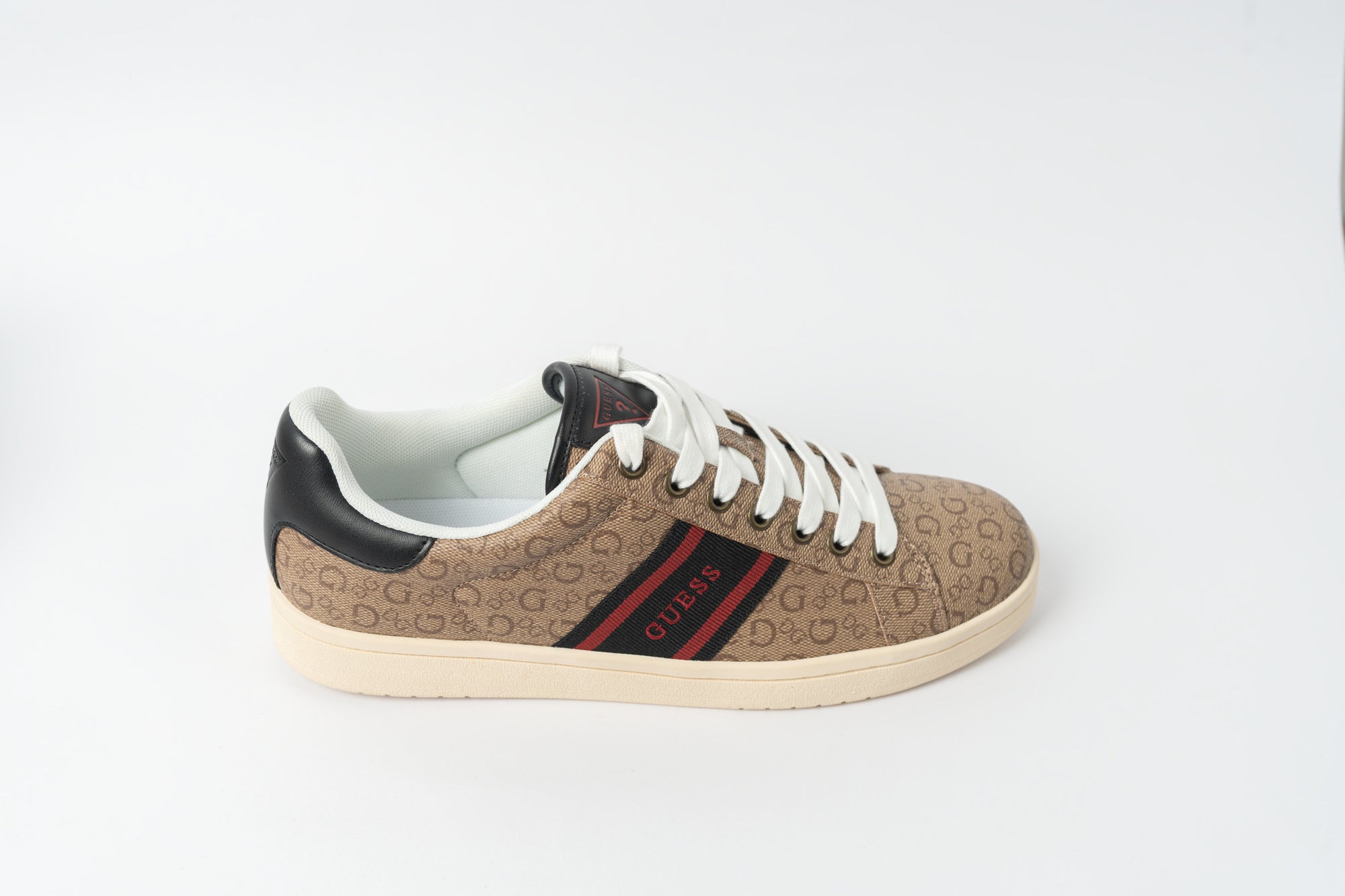 Guess Lomynz Monogram Sneakers Men - BEG&WHT