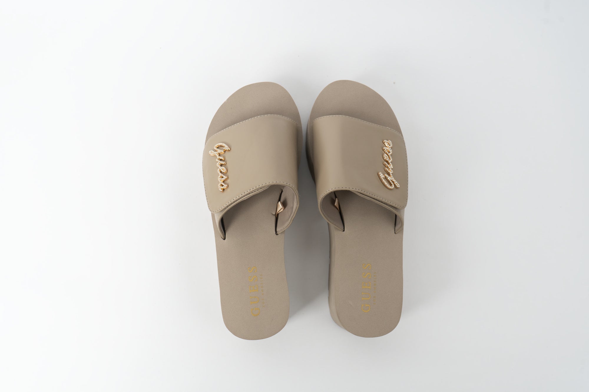 GUESS Peers Logo Slide Sandals