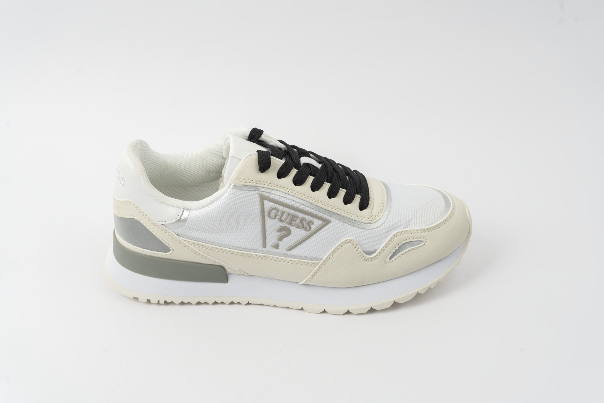 GUESS mens POTENZA II - G-SHINE EMBOSSED PU/IP LAMA 03 Sneaker