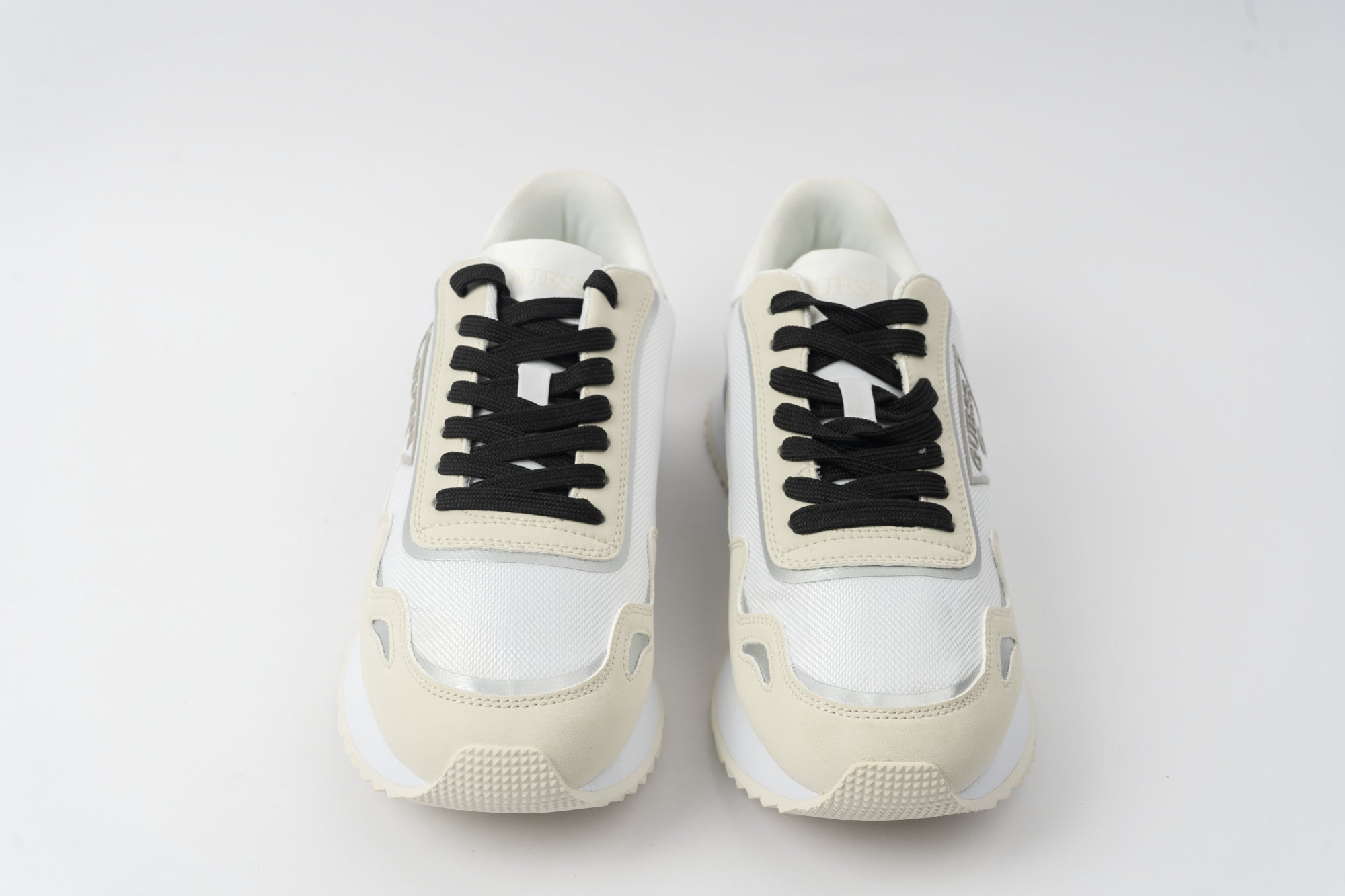 GUESS mens POTENZA II - G-SHINE EMBOSSED PU/IP LAMA 03 Sneaker