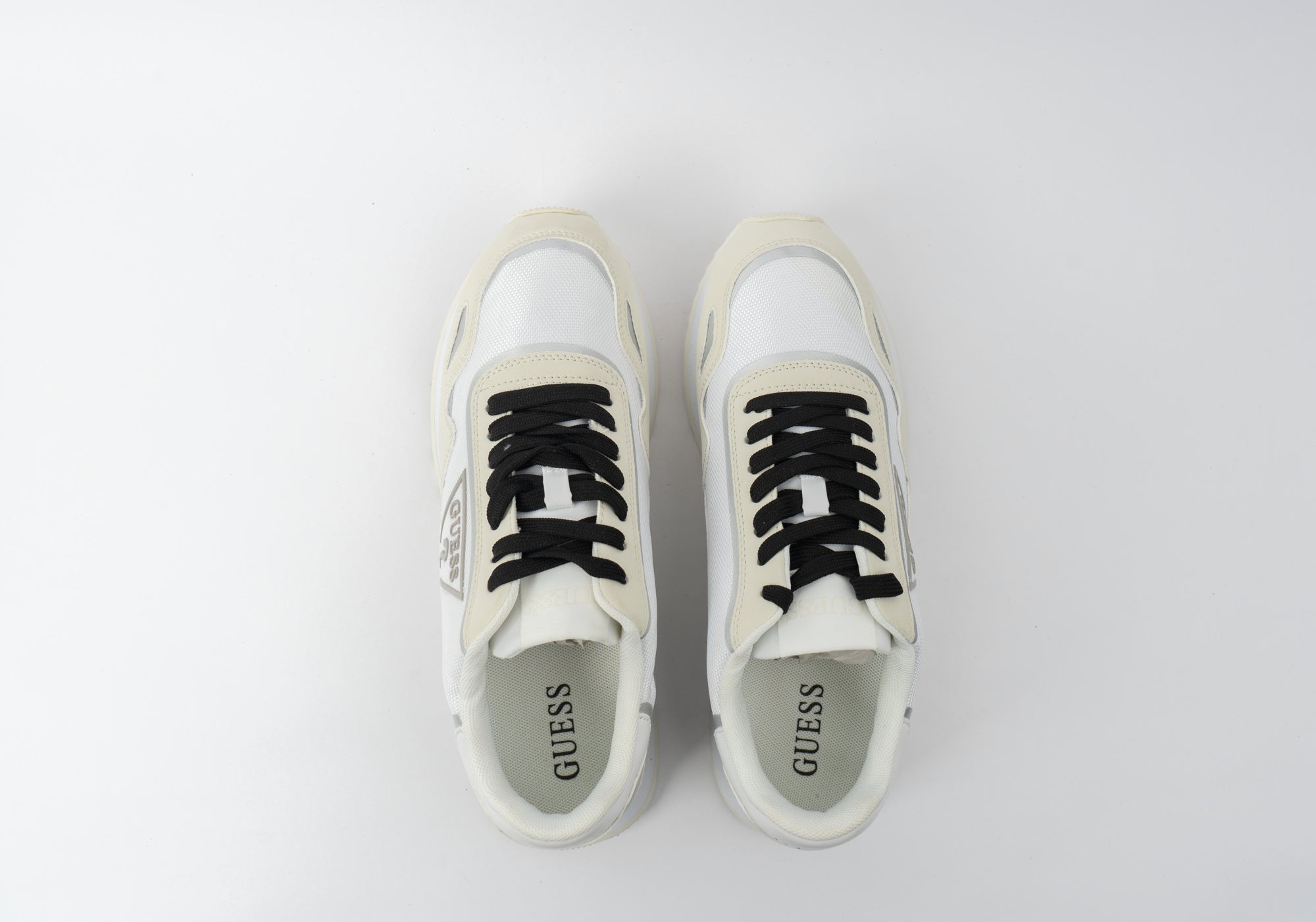 GUESS mens POTENZA II - G-SHINE EMBOSSED PU/IP LAMA 03 Sneaker