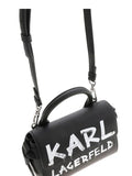 KARL LAGERFELD K/Ikon Graffiti mini bag in black