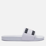 Tommy Hilfiger Men Logo Print Pool Slides-WHT