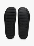 TOMMY HILFIGER Cutout Embossed Pool Slides-BLK