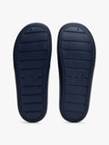 TOMMY HILFIGER Cutout Embossed Pool Slides-NAV