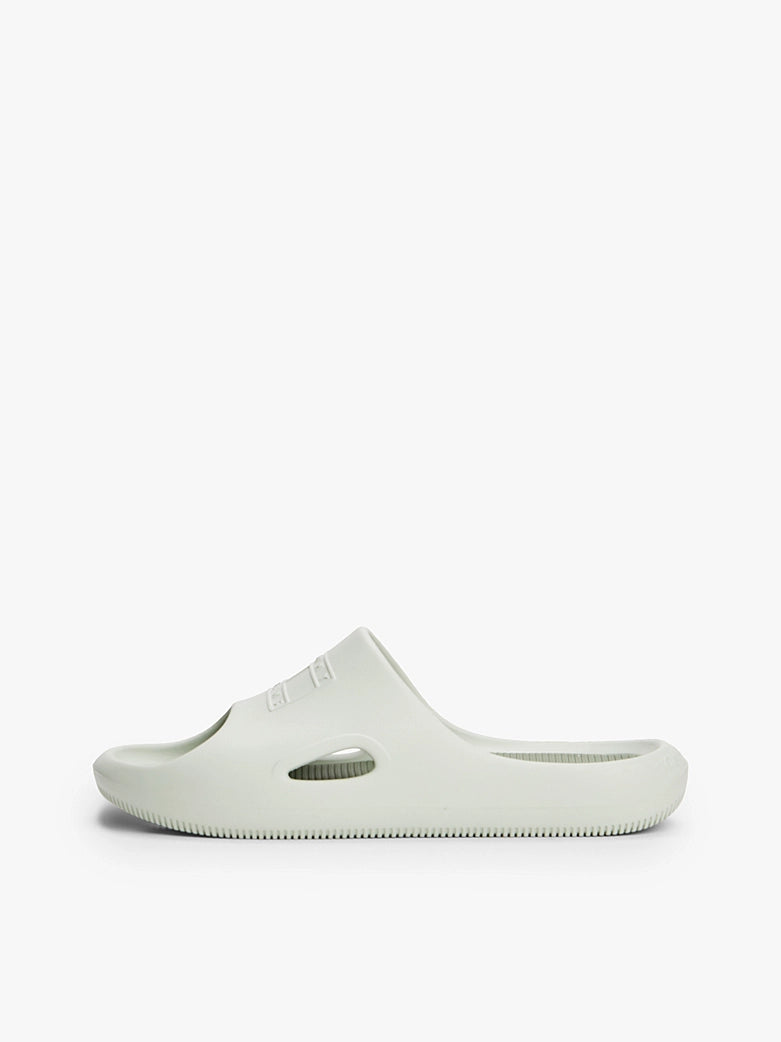 TOMMY HILFIGER Cutout Embossed Pool Slides-misty sage