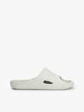 TOMMY HILFIGER Cutout Embossed Pool Slides-misty sage
