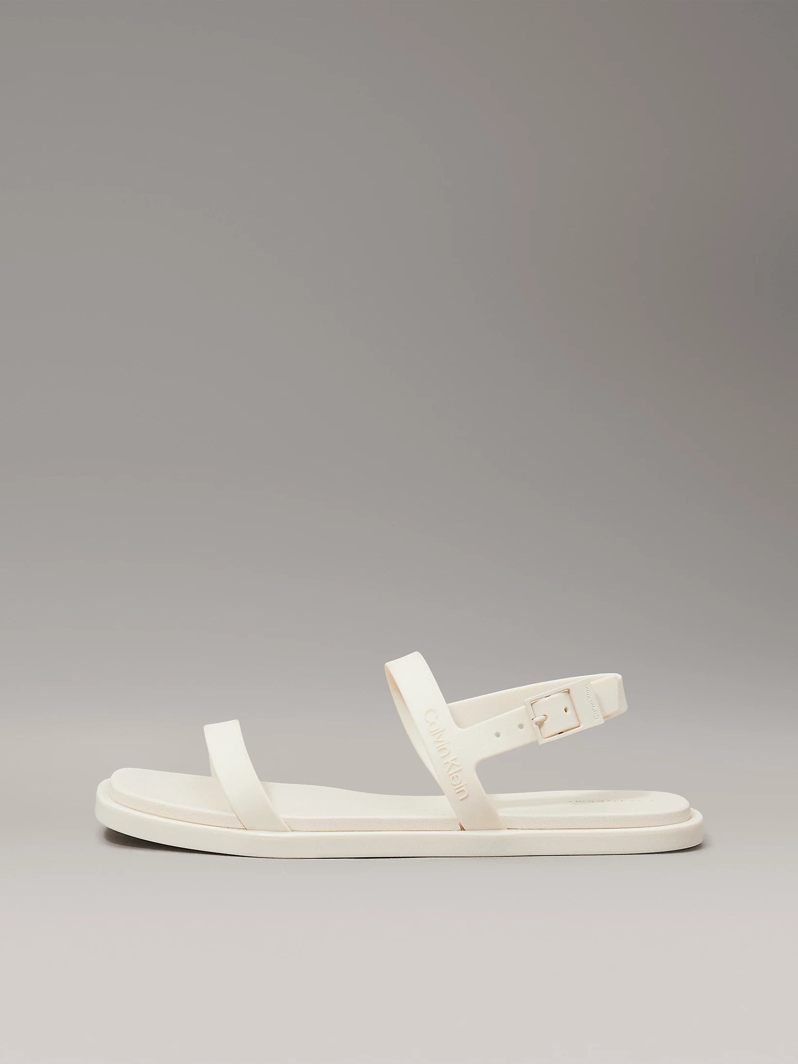 Calvin Klein rubber sandals-turtledove