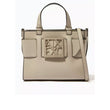 Armani Exchange Logo Plaque Hand Bag in Faux Leather