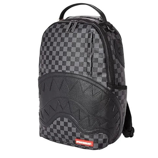 Henny Black Checkered Sharkmouth Backpack