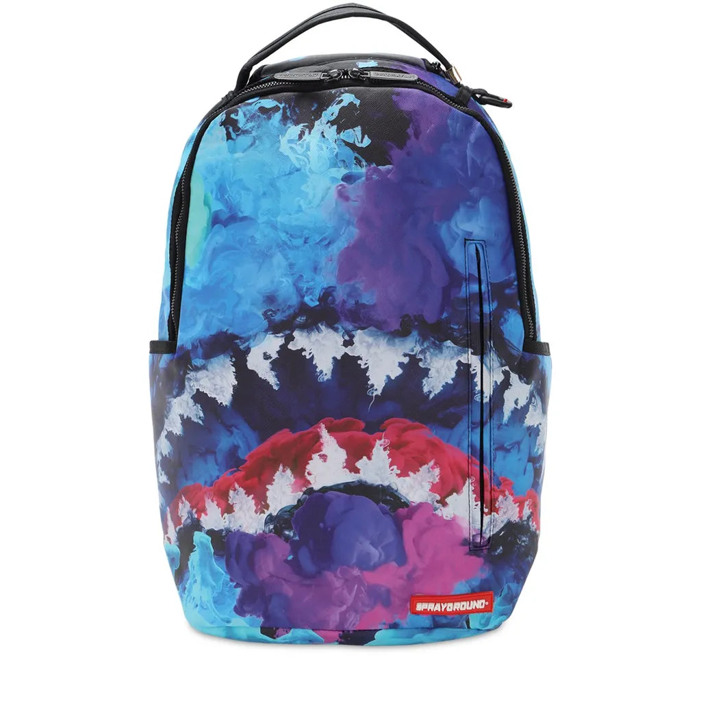 This is a Sprayground Color Drip backpack