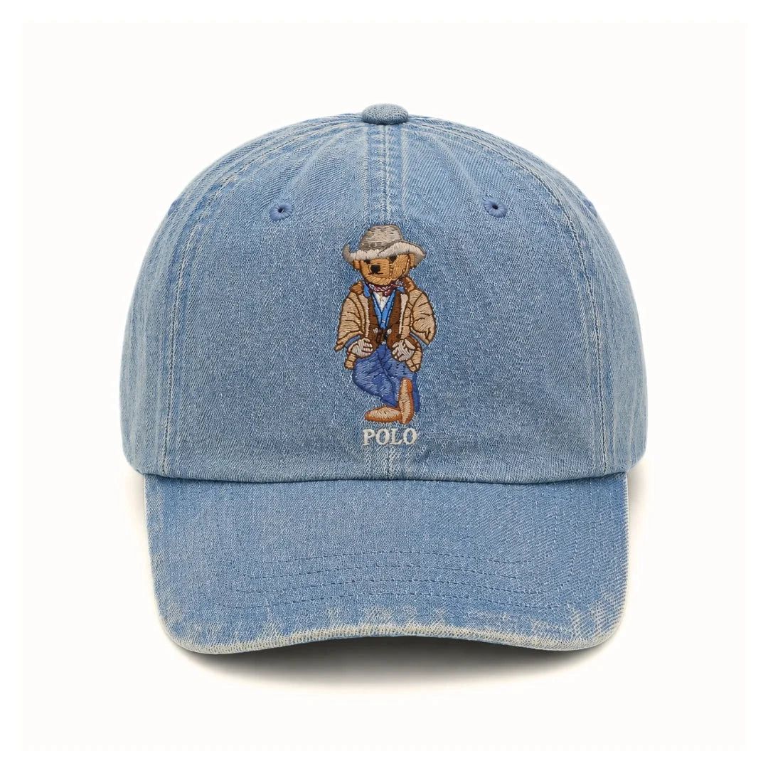 POLO RALPH LAUREN POLO BEAR Denim BASEBALL Chino BALL Cap