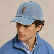 POLO RALPH LAUREN POLO BEAR Denim BASEBALL Chino BALL Cap
