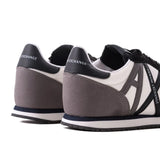 ARMANI EXCHANGE Logo Lace-Up XUX017 Sneakers - BLKGRY