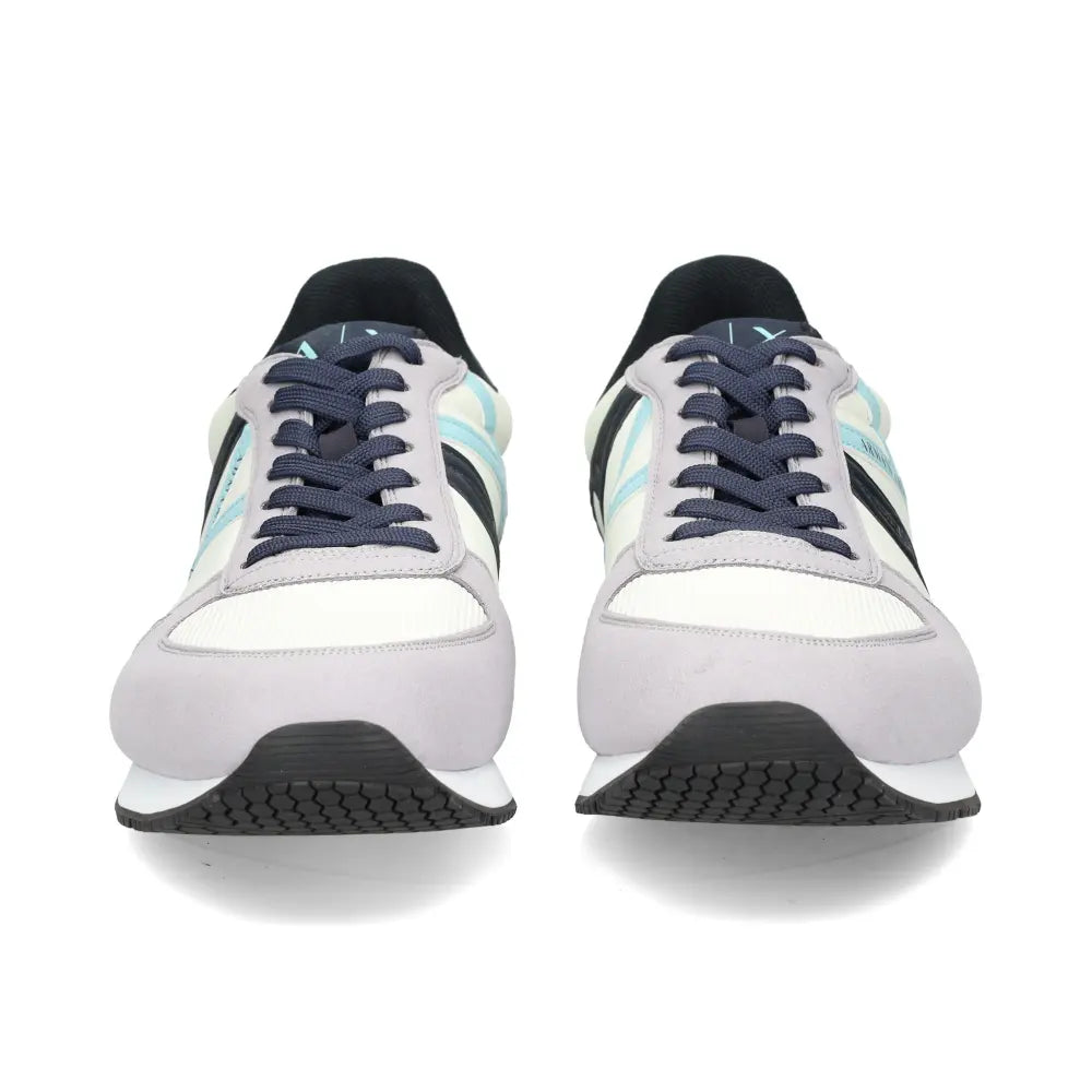 ARMANI EXCHANGE Sneakers in eco-suede, mesh and nylon