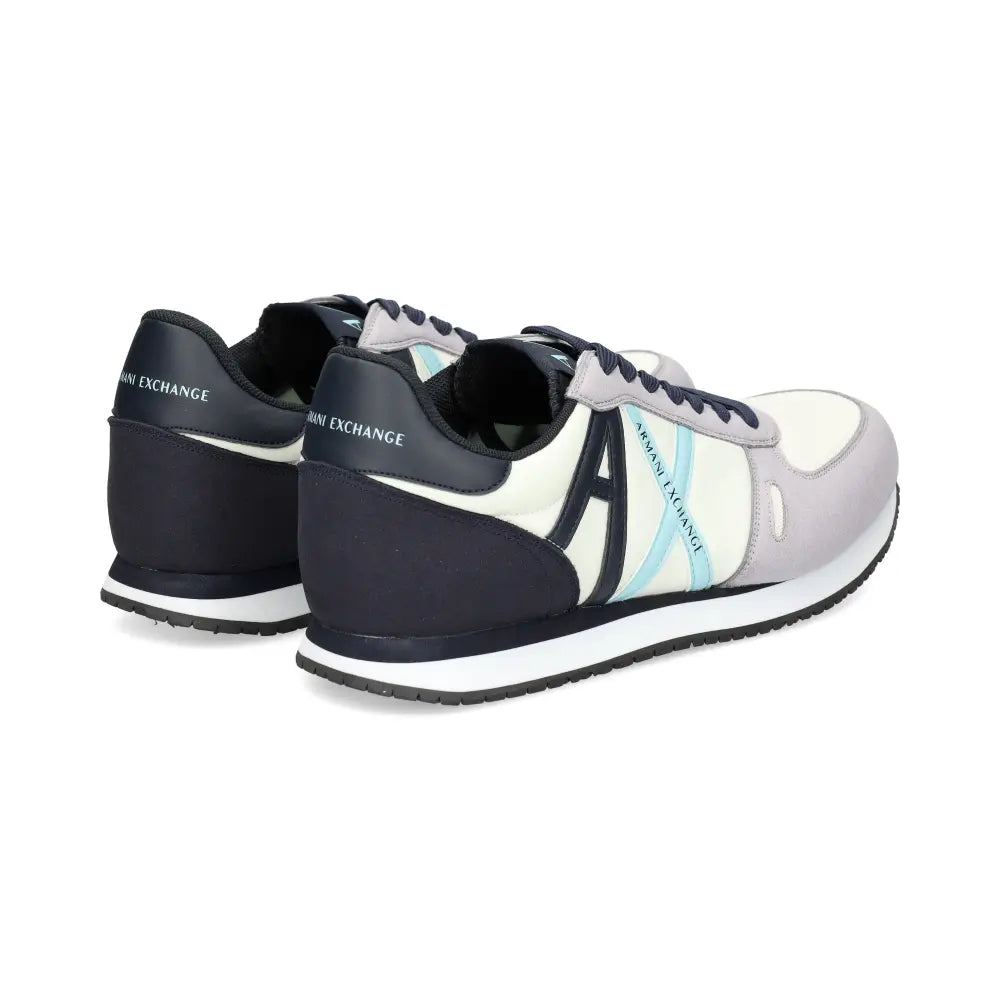 ARMANI EXCHANGE Sneakers in eco-suede, mesh and nylon